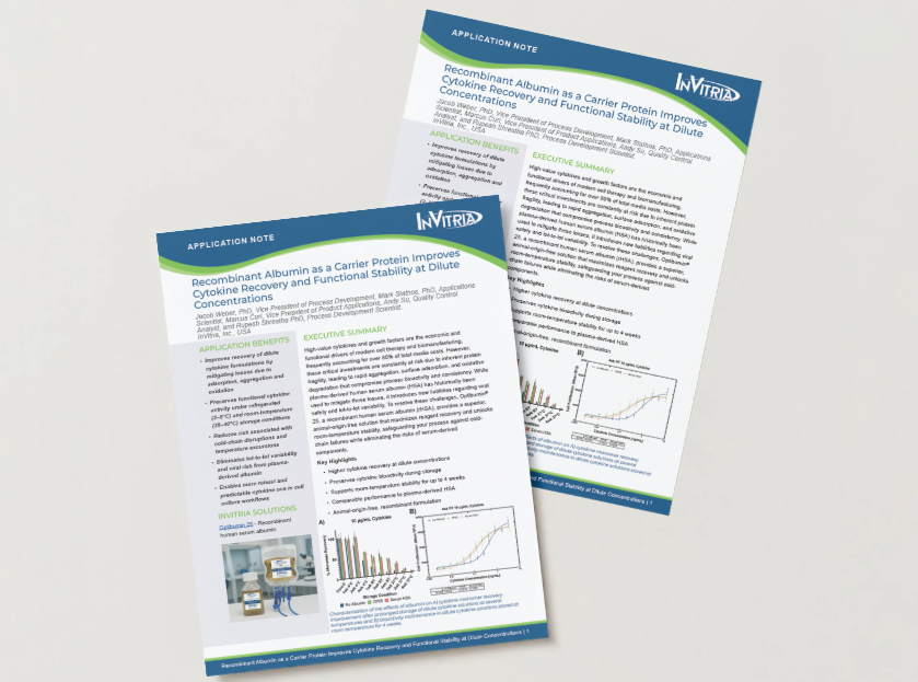 TN App Note Cytokine stabilization